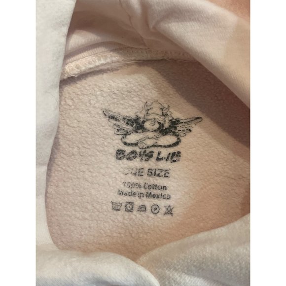 Boys Lie Eat Your Heart Out Hoodie in Pink One Size Fits All - Picture 11 of 16
